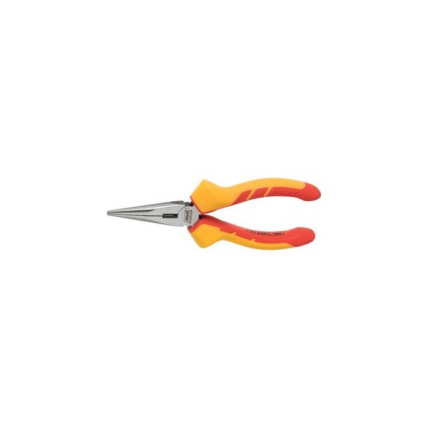 Snipe-nose pliers- straight VDE insulated- Overall length: 160mm